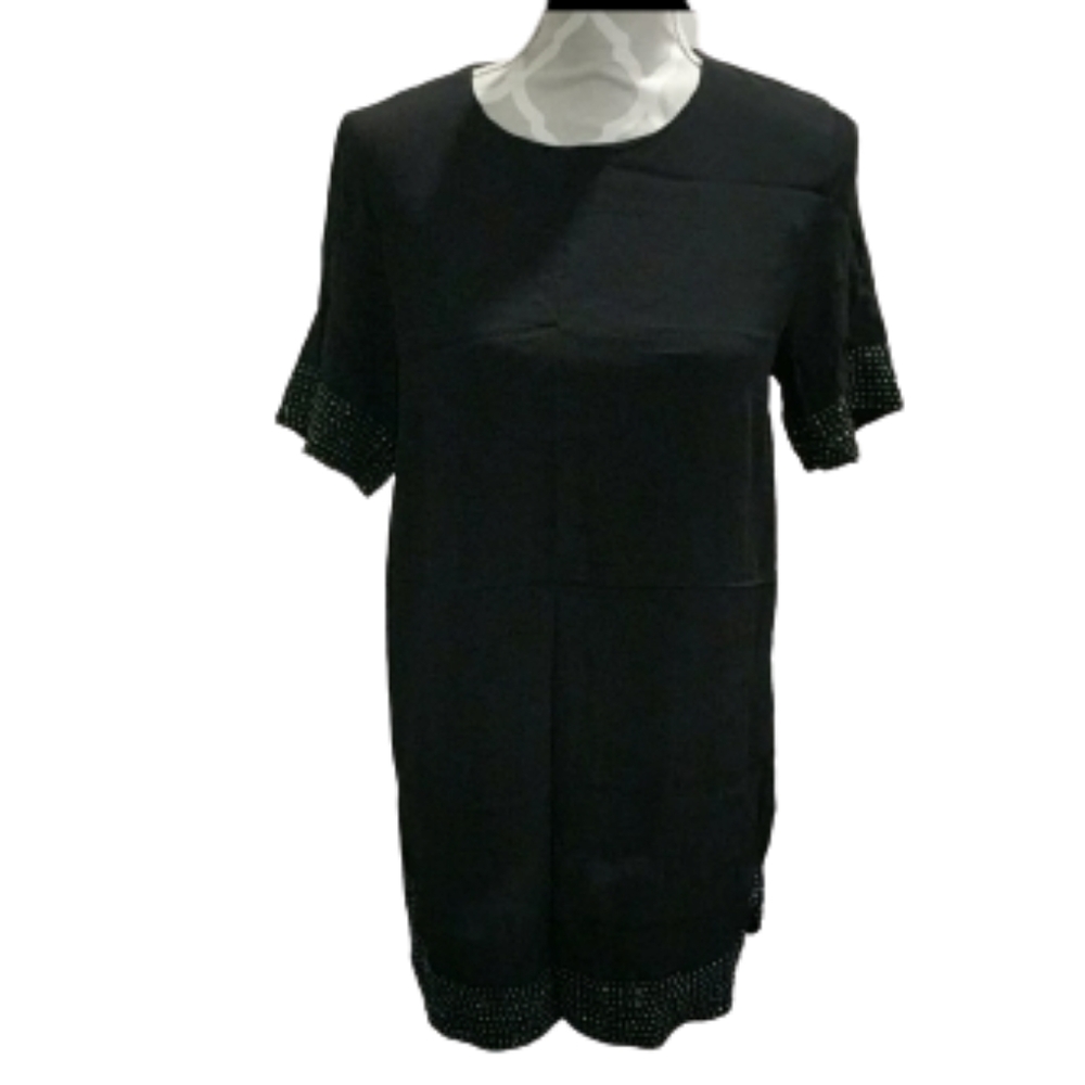 H&M black beaded tunic